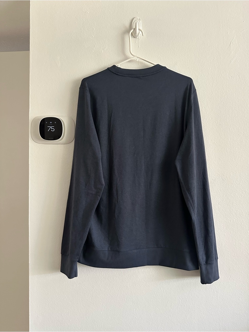 Vuori Men's Long-Sleeve Crewneck Sweater - Dark Navy gray men large